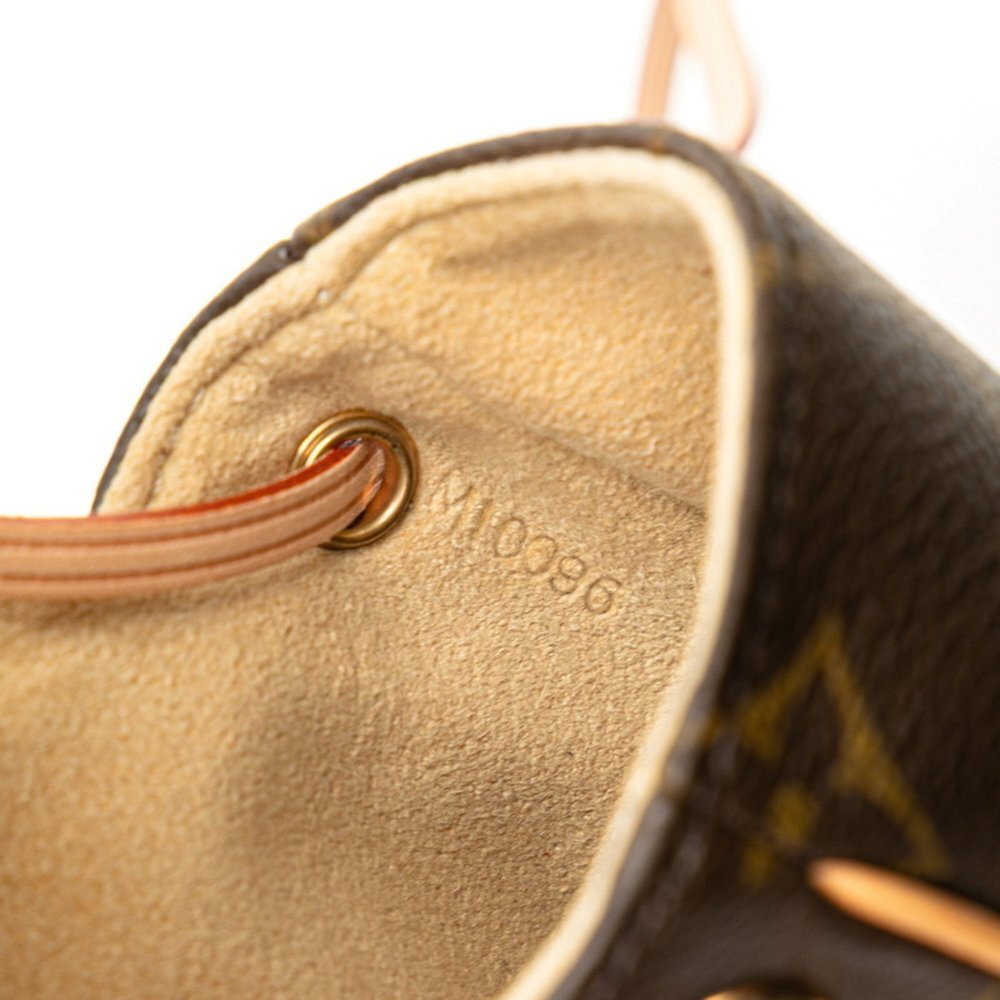 LOUIS VUITTON Authentic Brown Monogram Leather Pochette Shoulder Bag - Picture 9 of 9